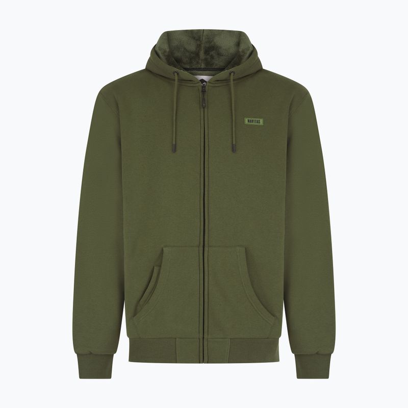 Bluza męska Navitas Sherpa Zip Hoody green
