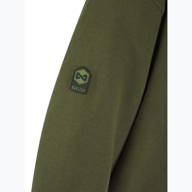Bluza męska Navitas Sherpa Zip Hoody green 3