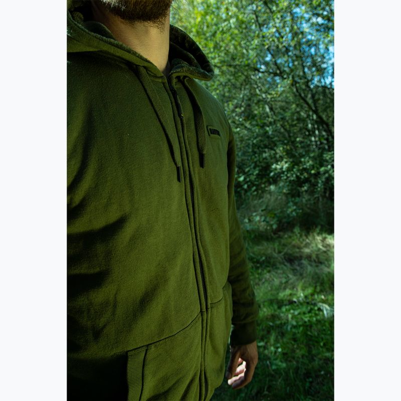 Bluza męska Navitas Sherpa Zip Hoody green 7