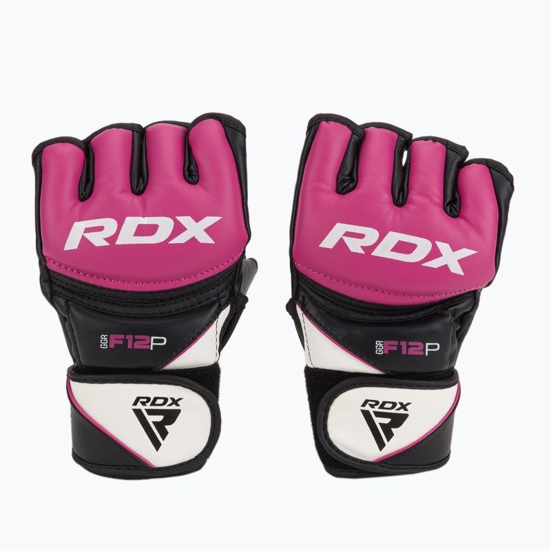 Rękawice grapplingowe RDX Grappling Glove New Model GGRF-12P pink