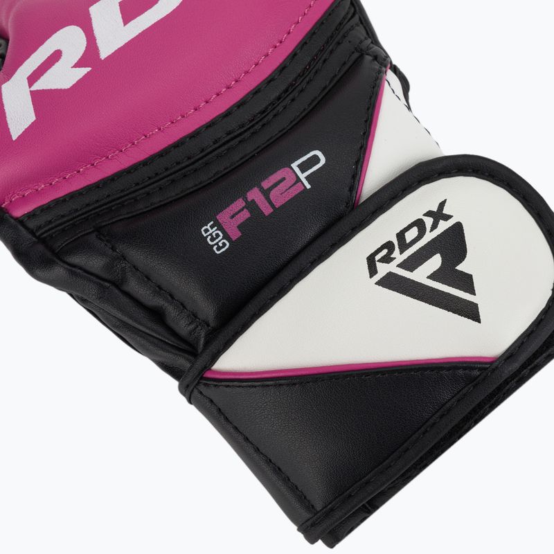 Rękawice grapplingowe RDX Grappling Glove New Model GGRF-12P pink 6