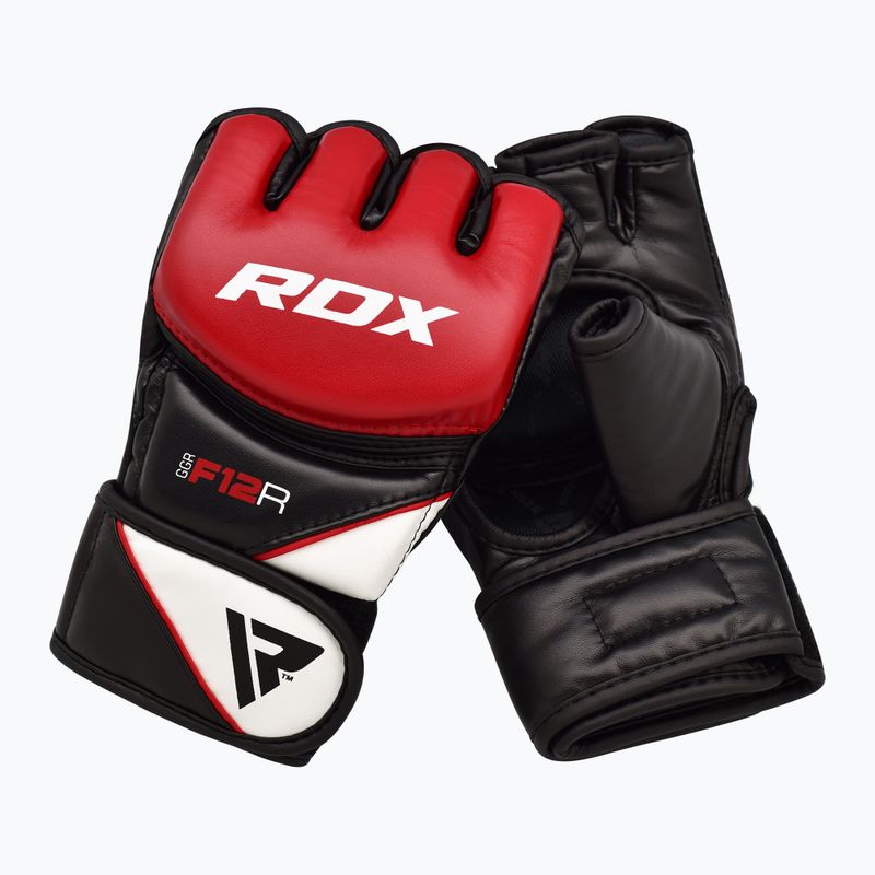 Rękawice grapplingowe RDX Glove New Model GGRF-12R-S red 2