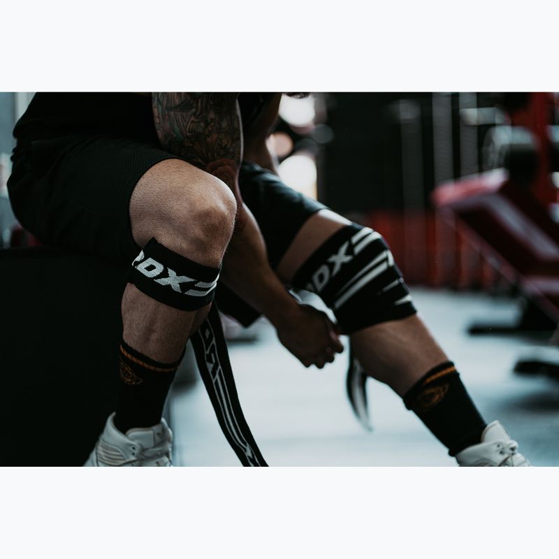 Opaski na kolana RDX Gym Knee Wrap black 9