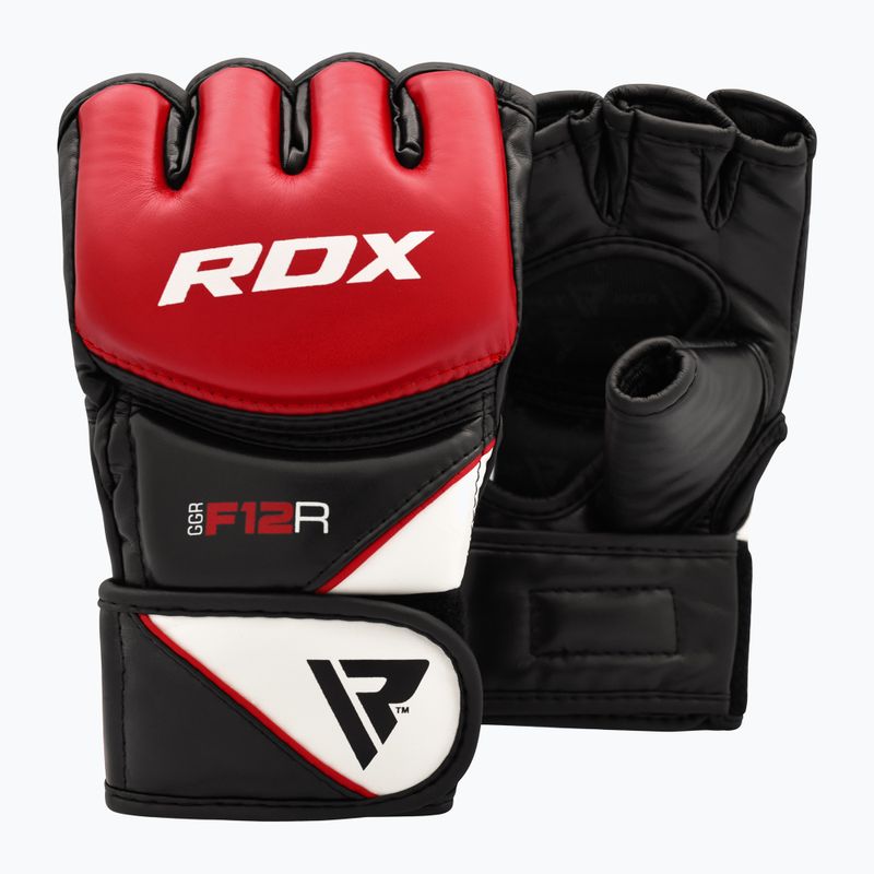 Rękawice grapplingowe RDX Glove New Model GGRF-12R red