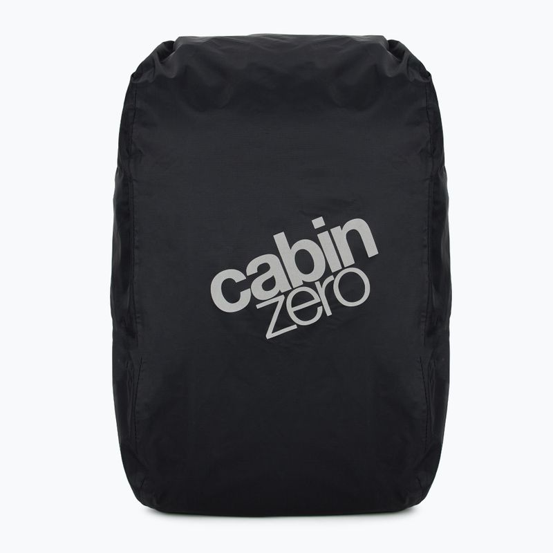 Pokrowiec przeciwdeszczowy na plecak CabinZero Raincover absolute black 2