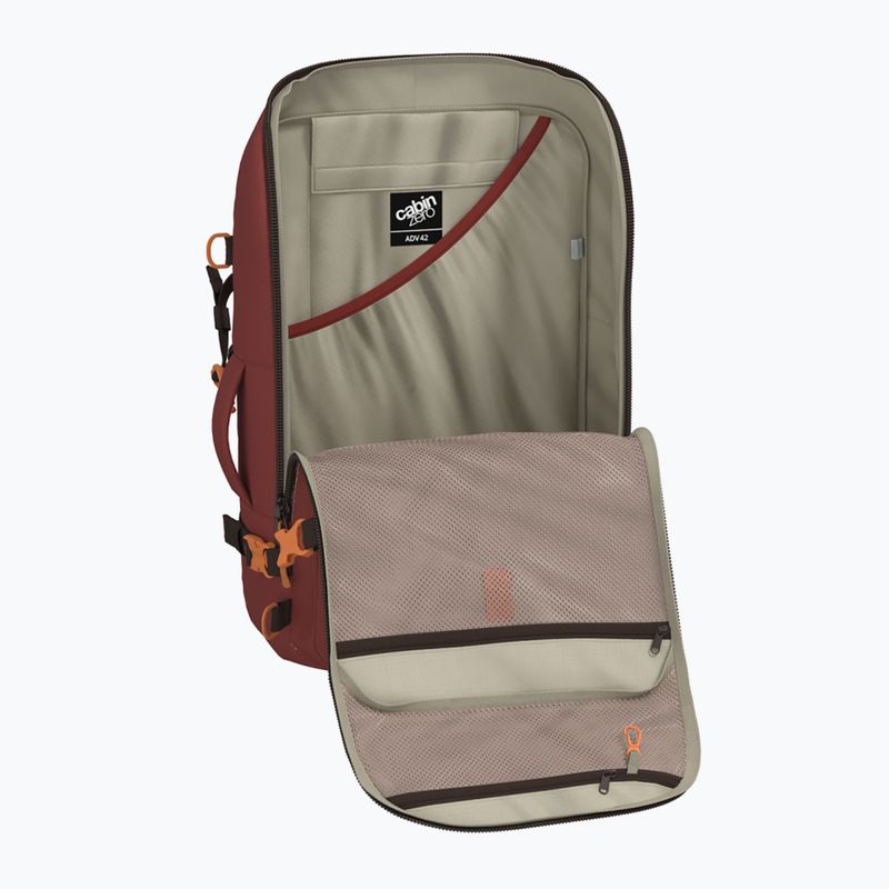 Plecak podróżny CabinZero Adventure 42 l sangria red 8