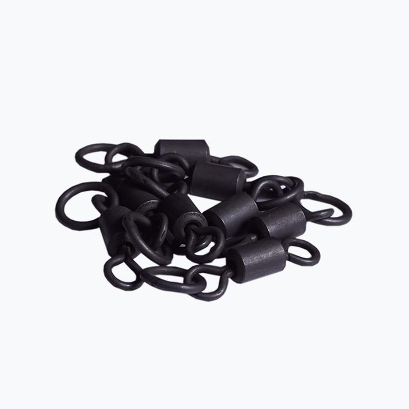 Krętlik karpiowy RidgeMonkey Connexion Flexi Ring Swivel czarny RMT088 3