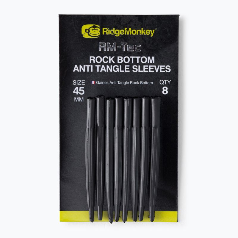 Tuleje antysplątaniowe RidgeMonkey Connexion Rock Bottom Tungsten Anti Tangle Sleeves brązowe RMT101