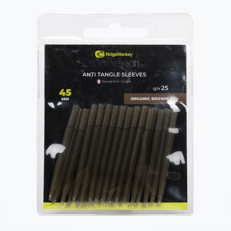 Rurki antysplątaniowe RidgeMonkey Connexion Anti Tangle Sleeves brązowe RMT109 2