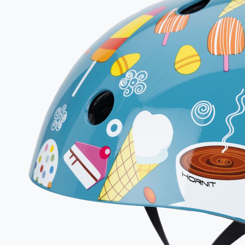 Kask rowerowy dziecięcy Hornit IceCream blue/multicolor 7