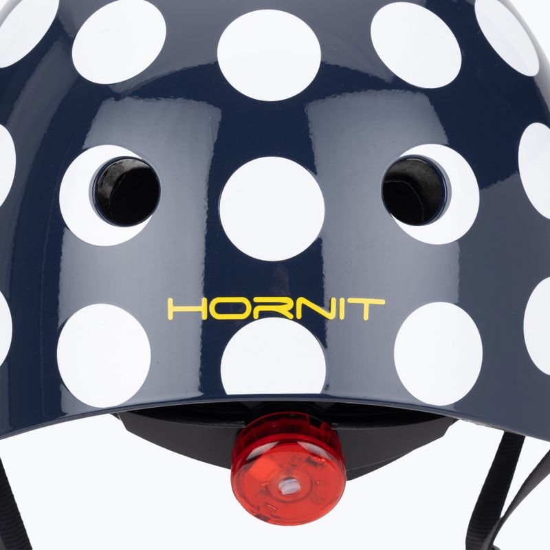 Kask rowerowy dziecięcy Hornit PolkaDot navy/white/red 7