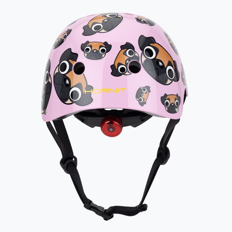 Kask rowerowy dziecięcy Hornit Pug pink/brown 4