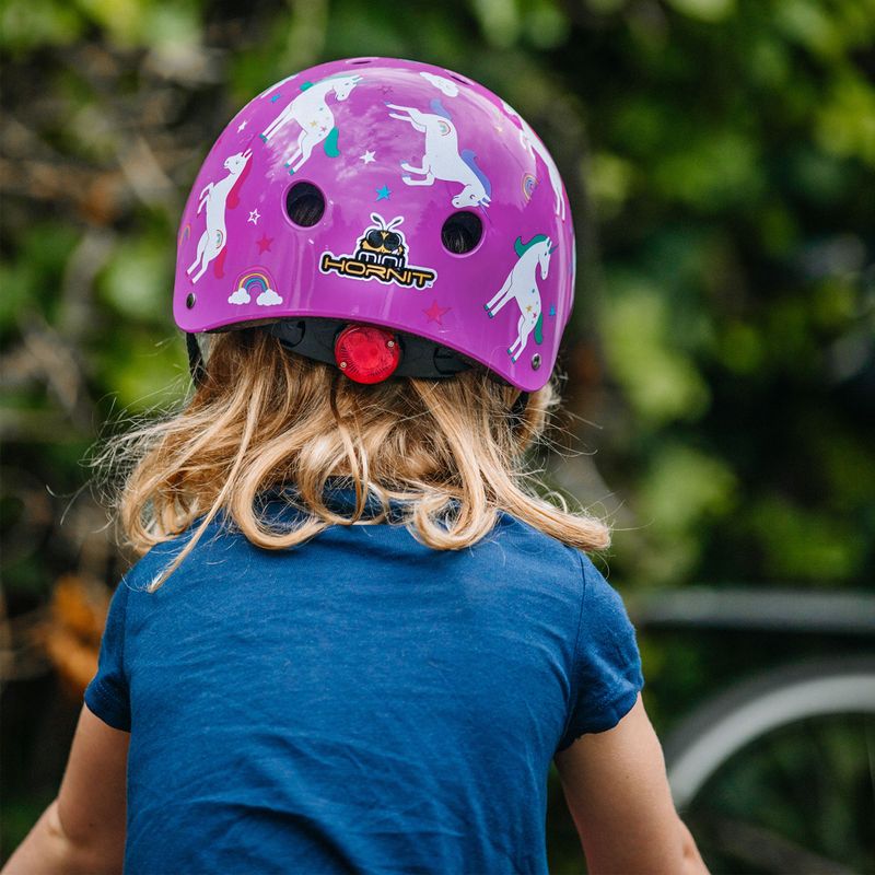 Kask rowerowy dziecięcy Hornit Unicorn purple/white 13