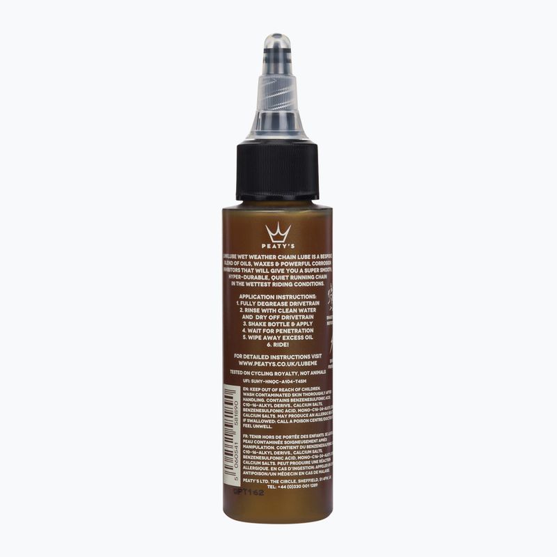 Smar do łańcucha Peaty's Linklube Wet 2