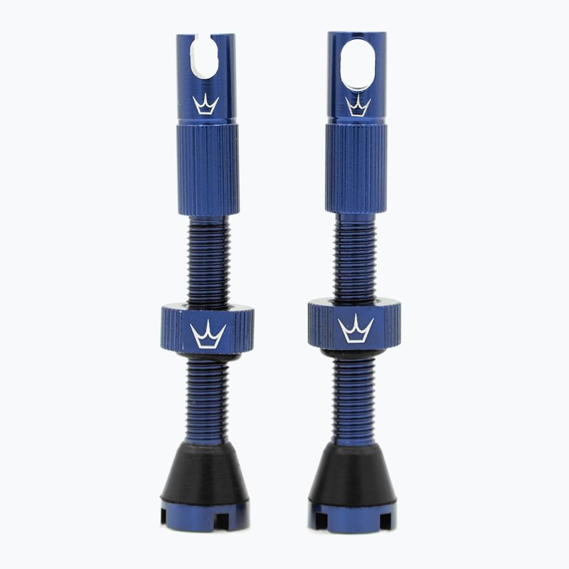 Zestaw wentyli presta Peaty's X Chris King MK2 Tubeless Valves 42 mm navy