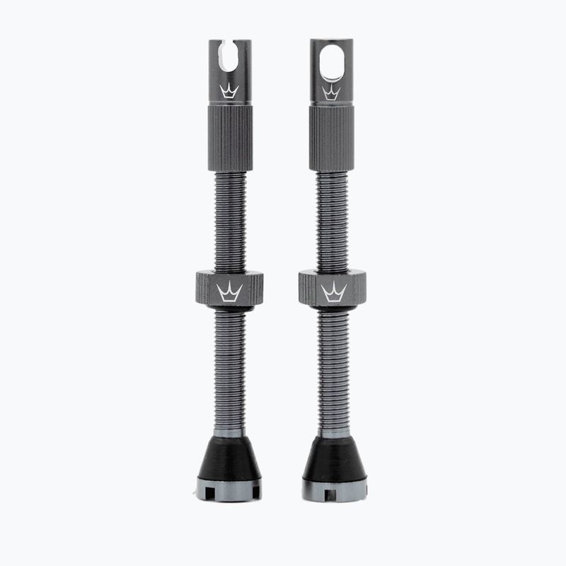Zestaw wentyli presta Peaty's X Chris King MK2 Tubeless Valves 60 mm slate