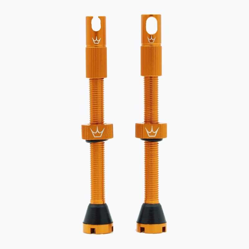 Zestaw wentyli presta Peaty's X Chris King MK2 Tubeless Valves 60 mm mango