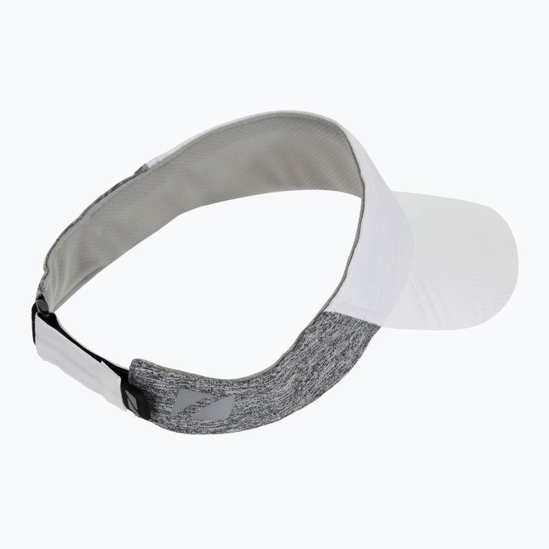 Daszek do biegania ZONE3 Lightweight Race Visor white/charcoal marl/relective silver 2