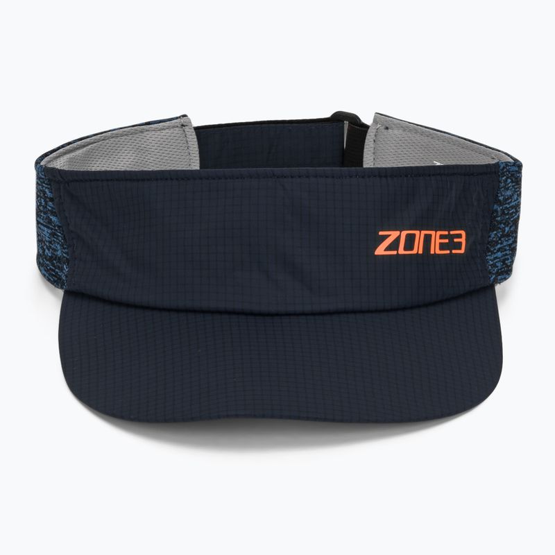 Daszek do biegania ZONE3 Lightweight Race Visor navy/blue marl/reflective silver 2