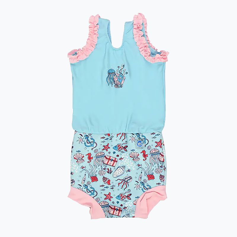 Strój kąpielowy jednoczęściowy dziecięcy z pieluszką Splash About Happy Nappy hidden treasure