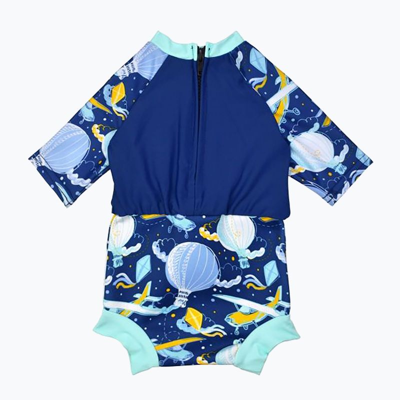 Kombinezon UPF 50+ dziecięcy z pieluszką Splash About Happy Nappy Sunsuit up in the air 2