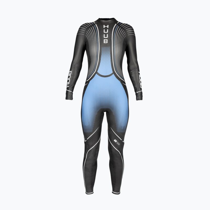 Pianka triathlonowa damska HUUB Agilis Brownlee 3:3 mm black/blue