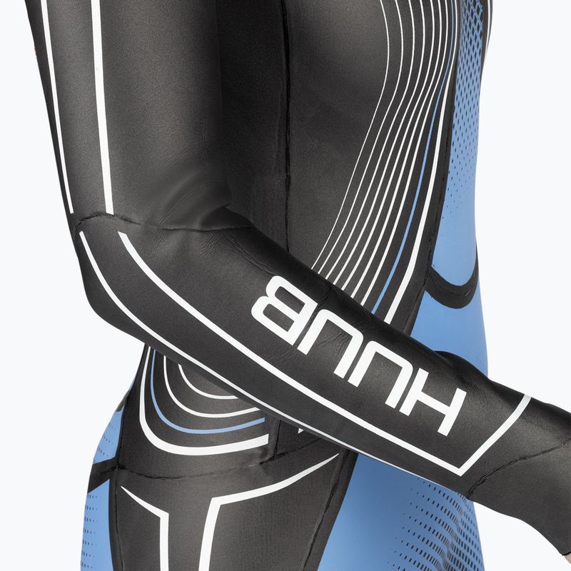 Pianka triathlonowa damska HUUB Agilis Brownlee 3:3 mm black/blue 5