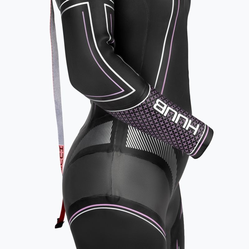 Pianka triathlonowa damska HUUB Aura 2 3:3 mm black/purple 7