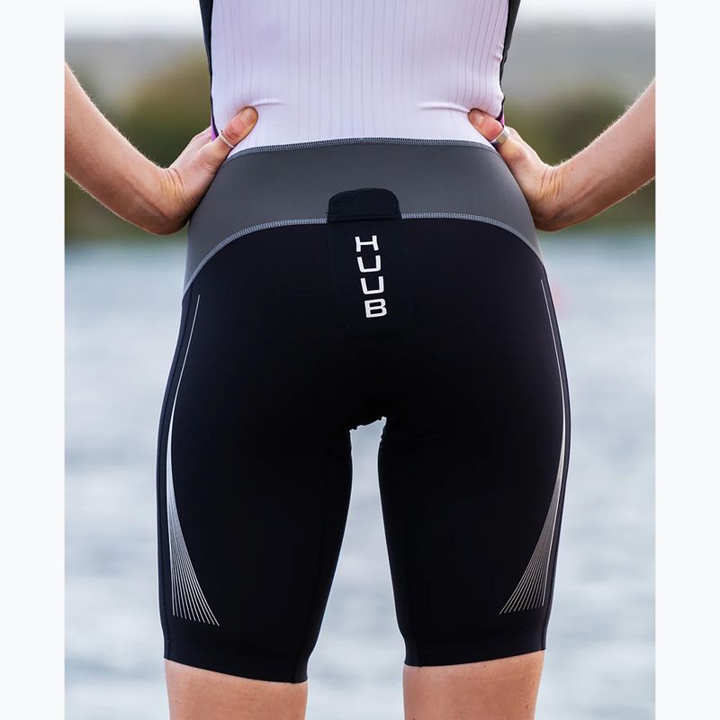 Kombinezon triathlonowy damski HUUB Anemoi Aero Tri Suit black/white/pink 11