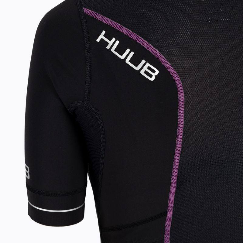 Kombinezon triathlonowy damski HUUB Aura Long Course Tri Suit black/purple 5