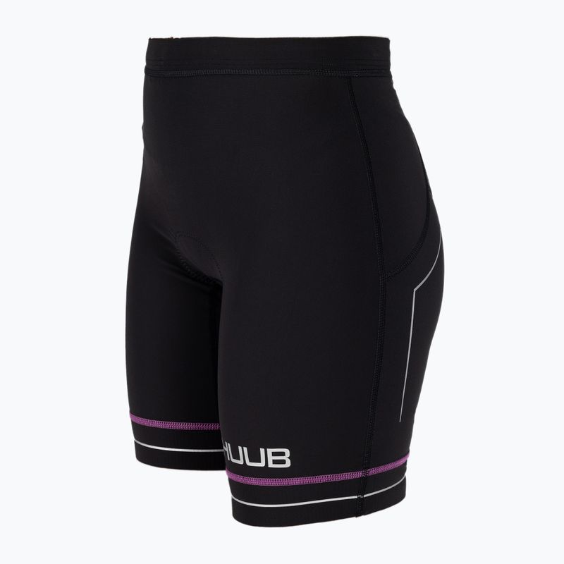 Spodenki triathlonowe damskie HUUB Aura Tri Short black/purple 3