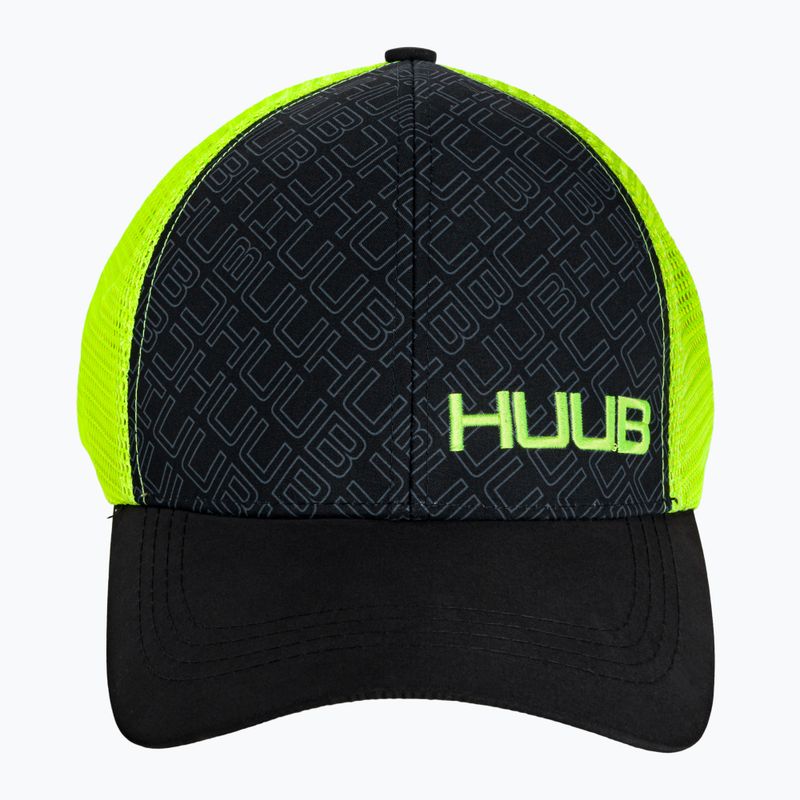 Czapka z daszkiem HUUB Running Baseball fluorescent yellow 4
