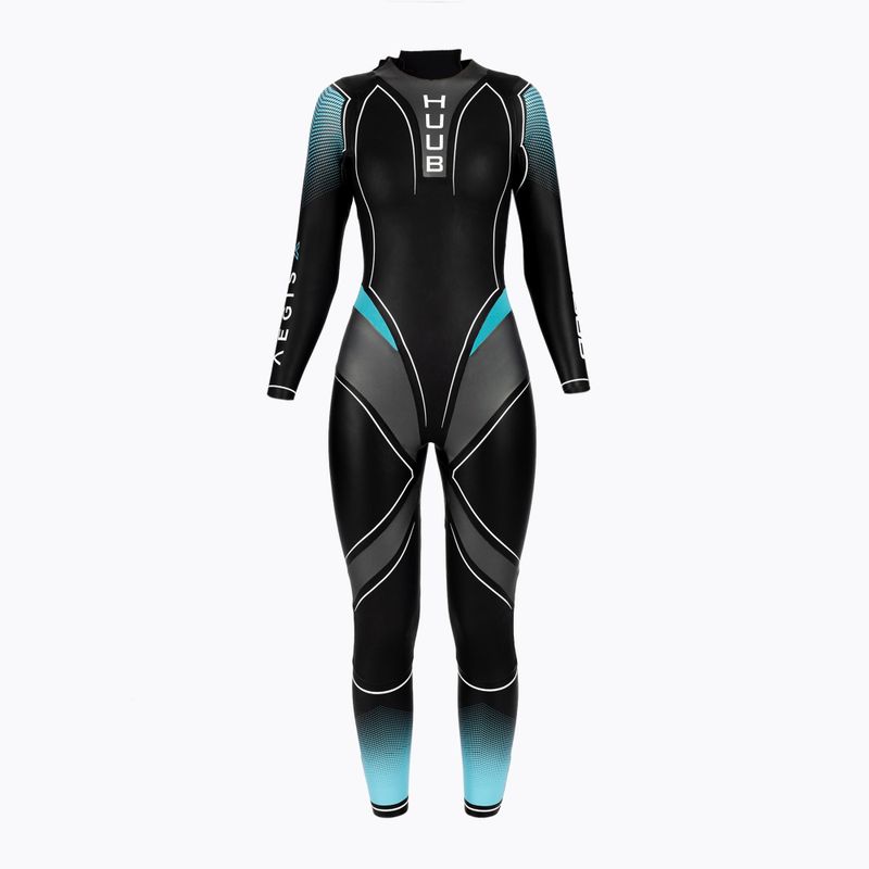 Pianka triathlonowa damska HUUB Aegis X 3:3 black/teal