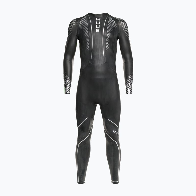 Pianka triathlonowa męska HUUB Lurz Open Water black/red/white 2