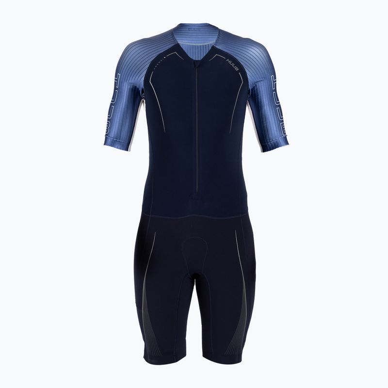 Kombinezon triathlonowy męski HUUB Anemoi Aero + Flatlock black/aqua