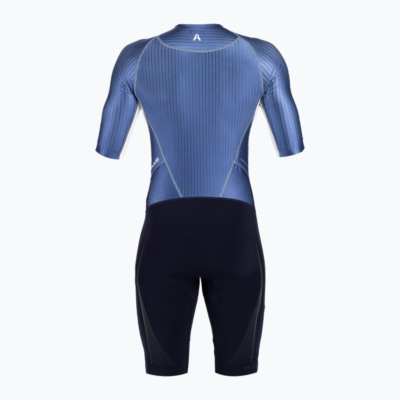 Kombinezon triathlonowy męski HUUB Anemoi Aero + Flatlock black/aqua 2