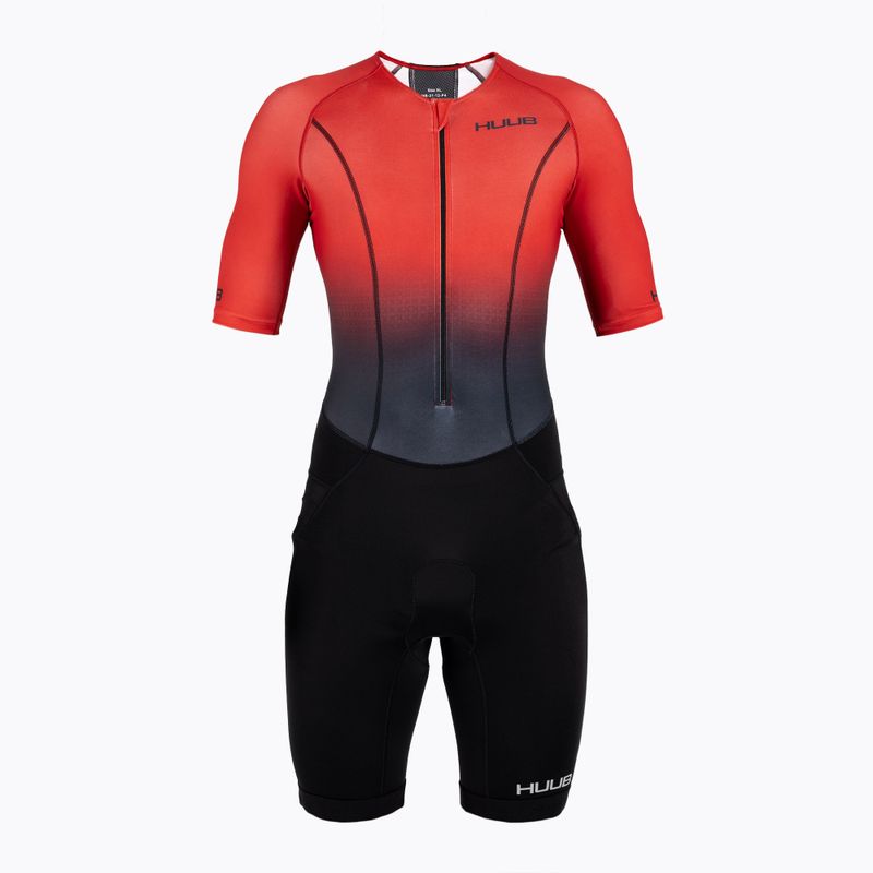 Kombinezon triathlonowy męski HUUB Commit Long Course Suit red/black