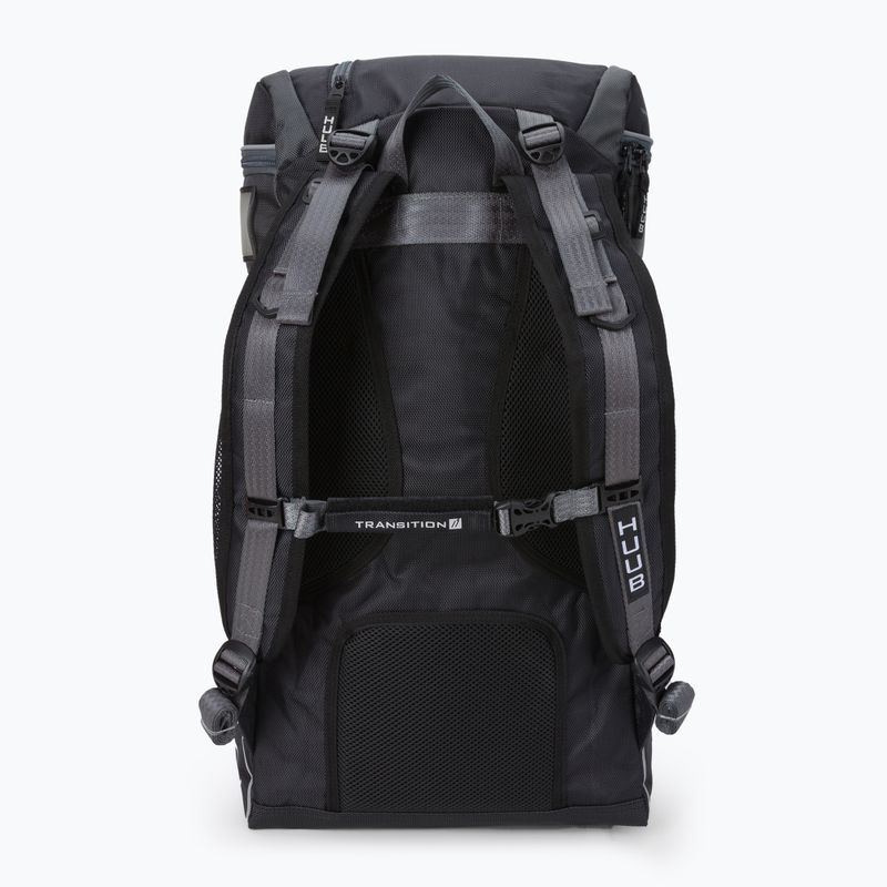 Plecak triathlonowy HUUB Transition II Rucksack 40 l black/grey/white 3