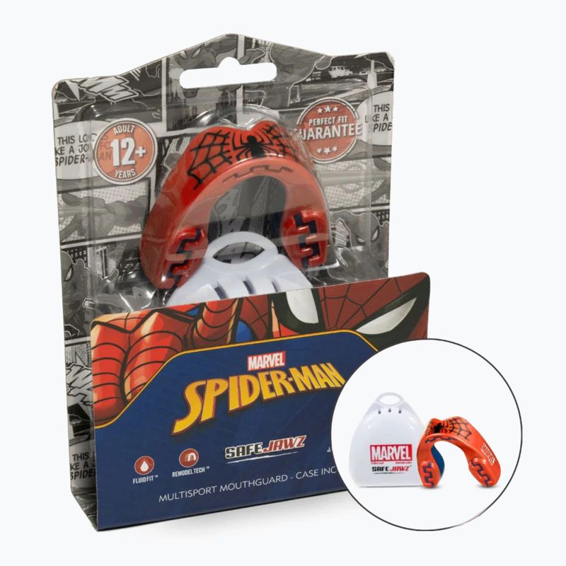 Ochraniacz szczęki SAFEJAWZ Marvel Spider Man czerwony 2
