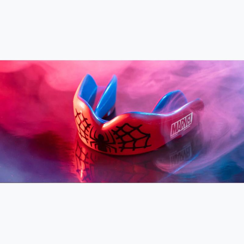 Ochraniacz szczęki SAFEJAWZ Marvel Spider Man czerwony 3