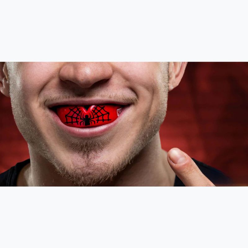 Ochraniacz szczęki dziecięcy SAFEJAWZ Marvel Spider Man czerwony 4