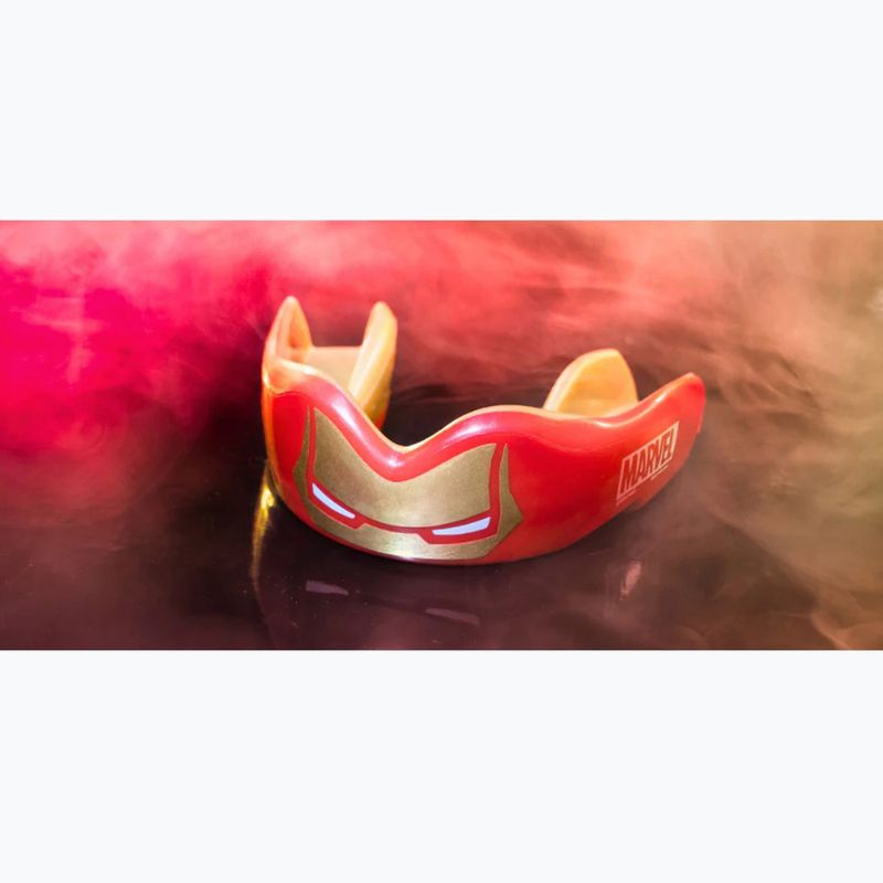 Ochraniacz szczęki SAFEJAWZ Marvel Iron Man czerwony 4