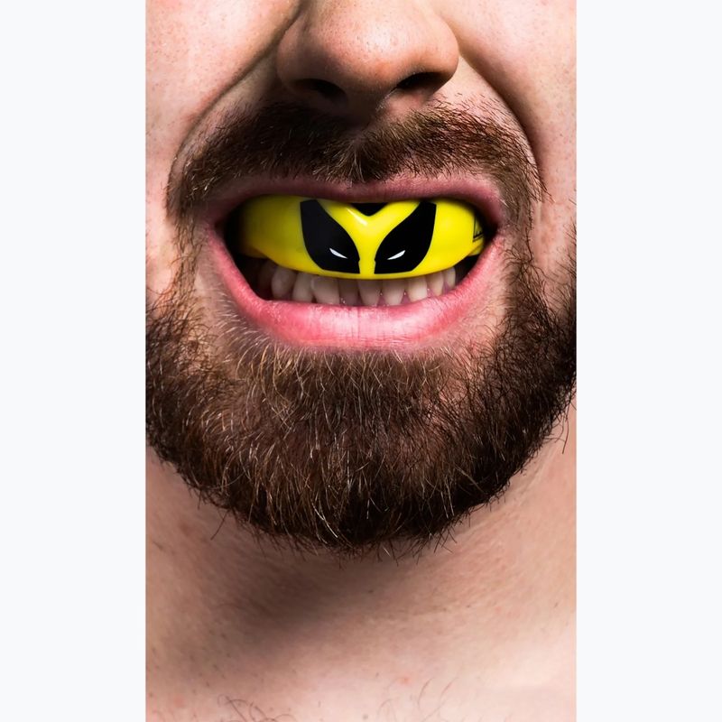 Ochraniacz szczęki SAFEJAWZ Wolverine yellow/black 2