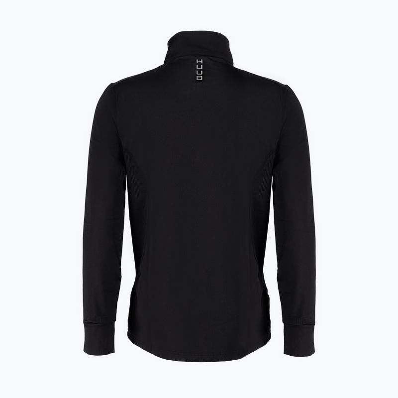 Bluza treningowa męska HUUB Thermal Half Zip Top black 2