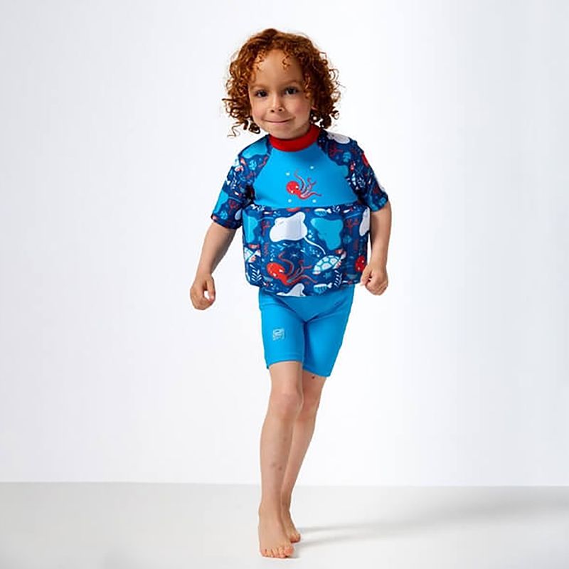 Kombinezon do nauki pływania dziecięcy Splash About Sleeved Floatsuit sea life 5