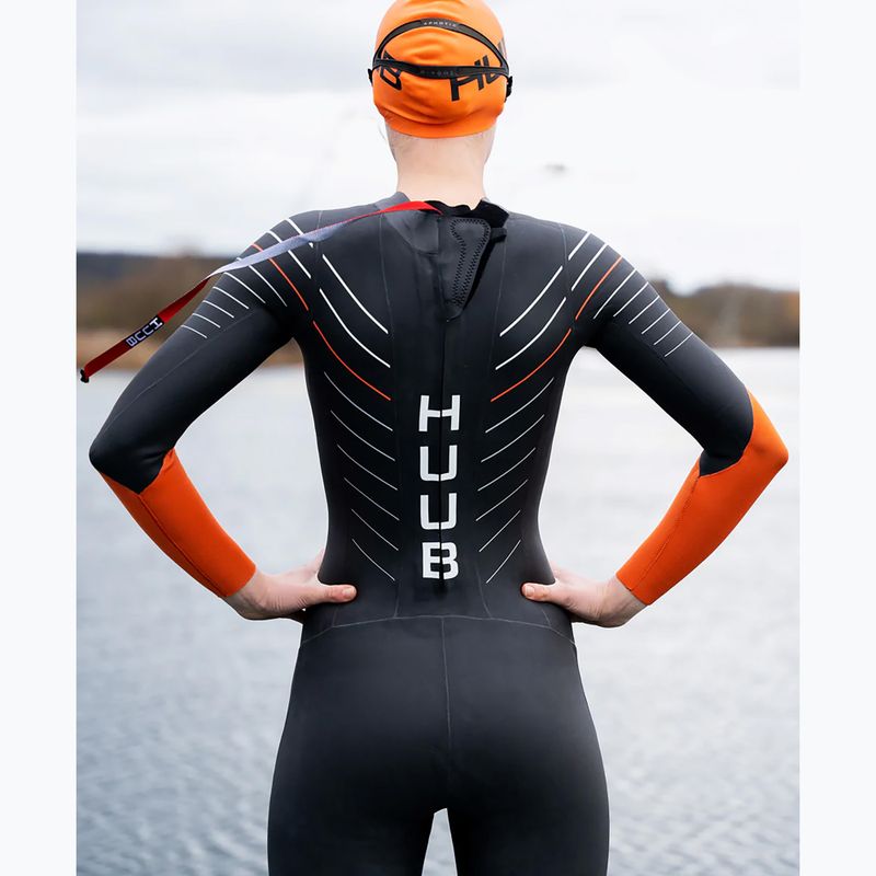 Pianka triathlonowa damska HUUB Araya 2:4 black/orange 12