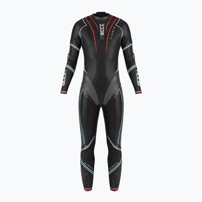 Pianka triathlonowa męska HUUB Varman Glacier 3:5 mm blue/red