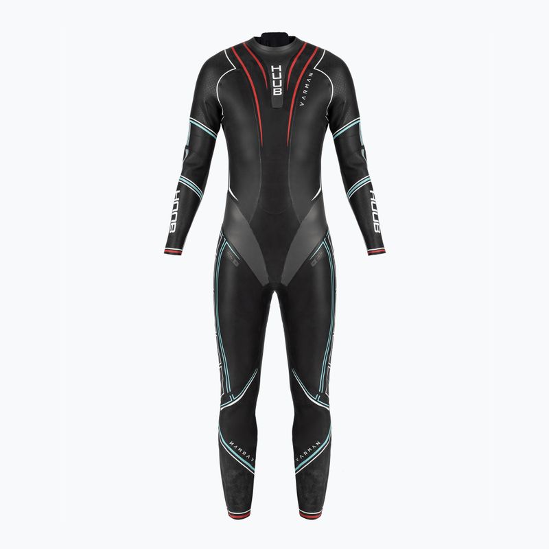 Pianka triathlonowa męska HUUB Varman Glacier blue/red