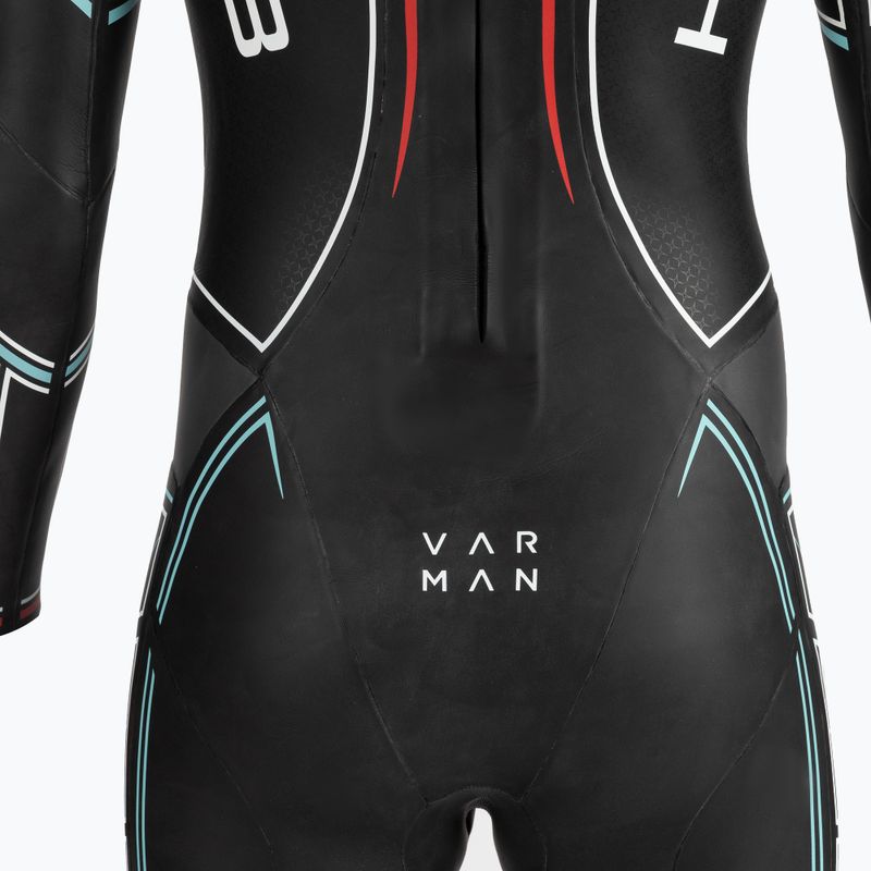 Pianka triathlonowa męska HUUB Varman Glacier 3:5 mm blue/red 8