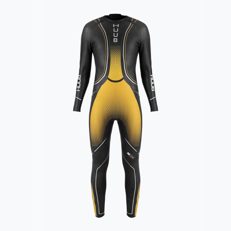 Pianka triathlonowa męska HUUB Agilis Ali Gold 3:5 mm black/gold
